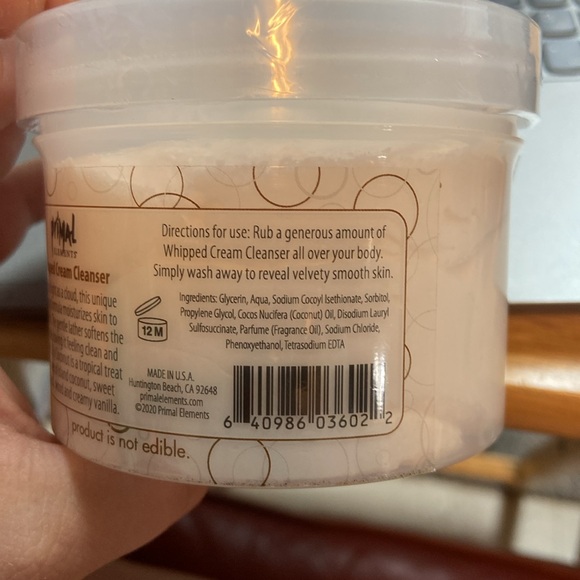 Primal Elements - WHIPPED CREAM CLEANSER - FIJI COCONUT - Picture 6 of 7